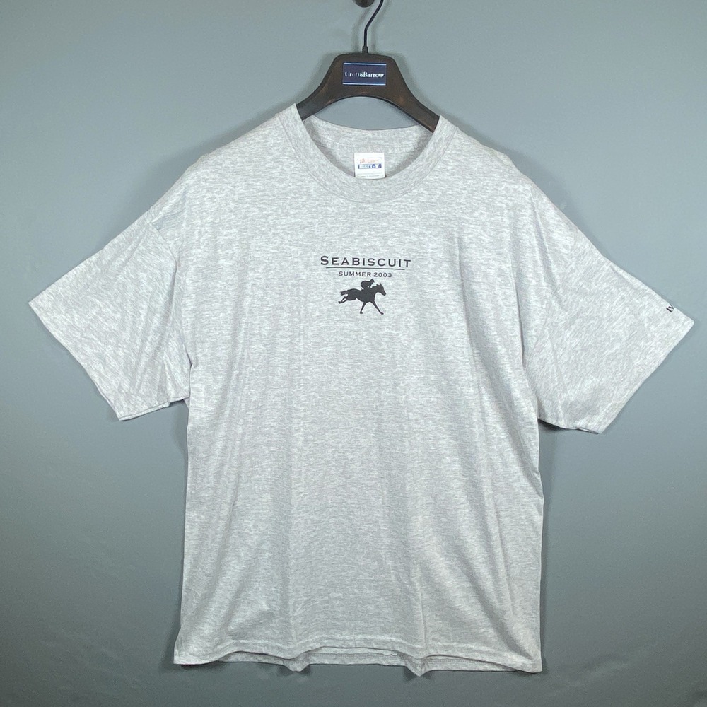 Seabiscuit 2005 Movie Promo Short Size Adult XL Vtg Grey